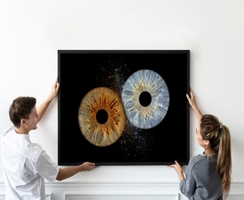 Turn your eyes into a unique picture with iris photography in Plovdiv - two irises