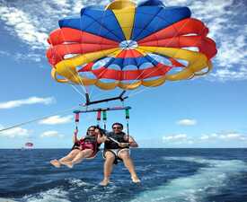 Невероятна гледка към морето от въздуха с Парасейлинг за двама в Несебър 