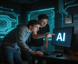 Прогрес или унищожение - Вие избирате с Ескейп стая Изкуствен интелект за петима