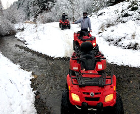 Офроуд приключение в планината за двама на едно АТВ близо до София