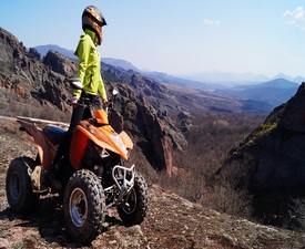Офроуд приключение с АТВ край Белоградчишките скали - двама на едно АТВ