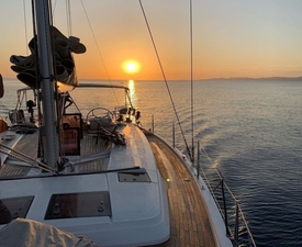 Yacht trip at sunset in Nessebar