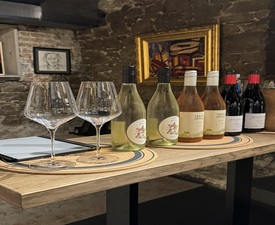 Tasting for two of 5 Bulgarian wines at Cork&Fork wine bar, Plovdiv