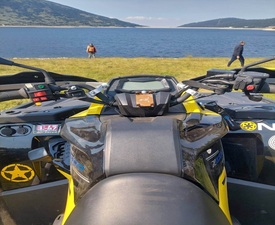 Планински екшън с 2-часов тур с АТВ в района на с. Белово, област Пловдив - двама на едно АТВ