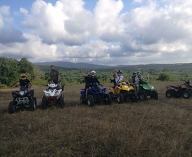 Забавление сред природата с 2 часа АТВ Сафари в Китен за двама на едно АТВ