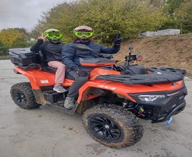 1 час офроуд разходка с АТВ за двама на едно АТВ край Трявна 