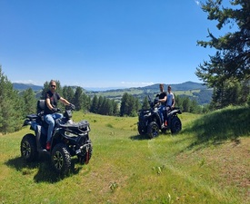 Приключение на колела с "Разходка с АТВ в Копривщица" - двама на две АТВ-та