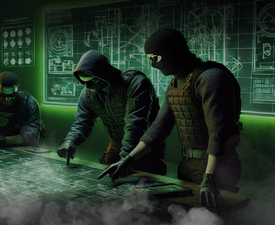 Прилив на адреналин и много забавление с Перфектният банков обир - ескейп стая за петима