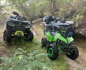 Каране на АТВ за родител и дете на отделни АТВ-та в с. Житница + втори възрастен на голямото АТВ