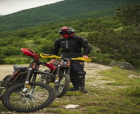 Екстремно офроуд приключение с електрически кросов мотор край Пазарджик - тур за напреднали за 3 часа