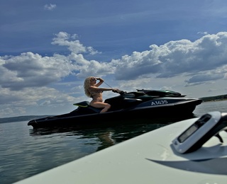 Water fun: Jet Spark Trixx for rent for 30 min. at Iskar Dam