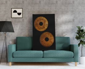 Превърнете вашите очи в уникална картина с ирисова фотография във Варна - заснемане на два ириса в рамка