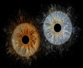 Превърнете вашите очи в уникална картина с ирисова фотография във Варна - заснемане на два ириса