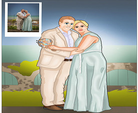 Анимирана приказна картина с три лица