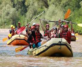 Water adventure with Rafting on the Iskar River for two