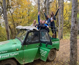 Офроуд шофиране на Автентичен руски джип за до 6 души