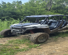 Каране на двуместно УТВ край Габрово за 1 час - двама на едно УТВ