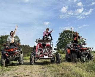 "Тур с UTV CF Moto 1000cc" край Варна - за трима на едно четириместно УТВ