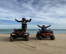 Разходка с АТВ и стрелба около Варна - Зл. пясъци - за двама на едно АТВ