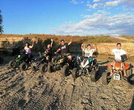 Разходка на АТВ край Пловдив – за 2 възрастни и дете от 4 до 9 години.