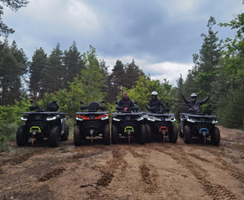 В горите на Златоград: 2-часова офроуд разходка с АТВ за двама на едно АТВ