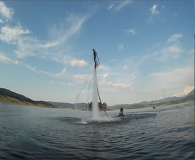 In weightlessness with "Flyboarding at the Batak Dam" - 20 minutes