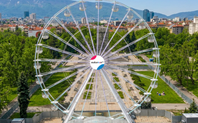 Най-високото виенско колело в страната отваря врати в центъра на София