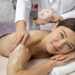 Релаксиращ масаж на цяло тяло със скраб от остров Джава в Пловдив Релаксиращ масаж на цяло тяло със скраб от остров Джава в Пловдив