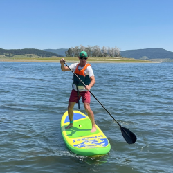 Paddle boarding on Batak Dam - 1 hour water adventure for one person Paddle boarding on Batak Dam - 1 hour water adventure for one person