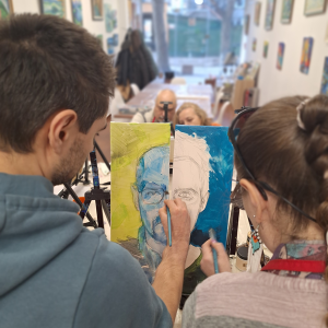 Споделено арт преживяване: Рисуване за двама на обща картина Споделено арт преживяване: Рисуване за двама на обща картина