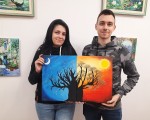 Създайте нещо красиво заедно с Рисуване за двама на обща картина от Makaroon Създайте нещо красиво заедно с Рисуване за двама на обща картина от Makaroon