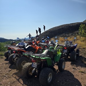 Off-road adventure with ATV near Belogradchik rocks Off-road adventure with ATV near Belogradchik rocks