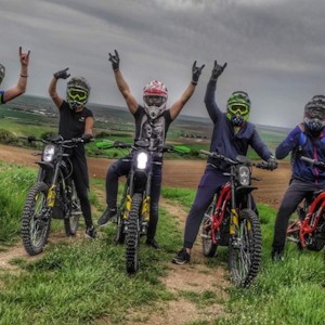 Офроуд приключение с електрически кросов мотор край с. Неофит Рилски, Варна