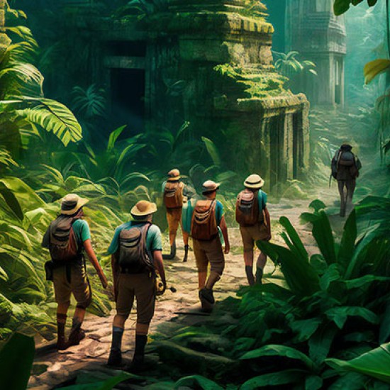 Get in the game with the Jumanji Escape Room for Two from Makaroon