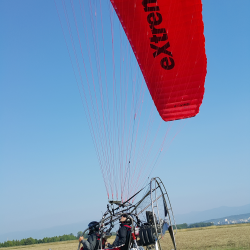 10-minutes in the clouds "Flight with a tandem paraglider near Stara Zagora" 10-minutes in the clouds "Flight with a tandem paraglider near Stara Zagora"