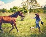Оригинален подарък - индивидуален урок по конна езда и разходка в природата | Makaroon.bg