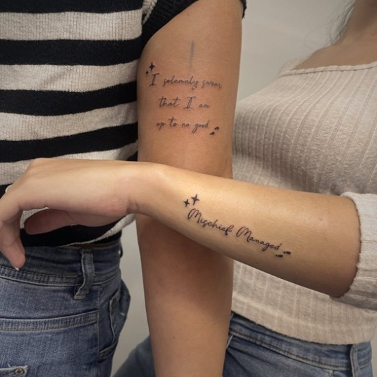 Create a forever memory with a loved one with a Tattoo for Two at Mastilnitsa from Makaroon Create a forever memory with a loved one with a Tattoo for Two at Mastilnitsa from Makaroon