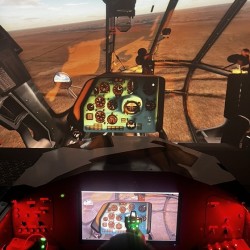 Become a helicopter pilot in a flight simulator - 30 minutes of fun for enthusiasts Become a helicopter pilot in a flight simulator - 30 minutes of fun for enthusiasts