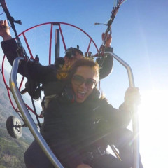 Полет с тандемен моторен парапланер + заснемане с HD край София