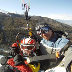 Панорамен полет с парапланер край Сопот