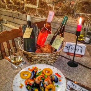 Romantic dinner for two in a restaurant-gallery in Plovdiv Romantic dinner for two in a restaurant-gallery in Plovdiv