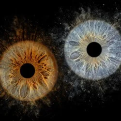 Превърнете вашите очи в уникална картина с ирисова фотография във Варна - заснемане на два ириса