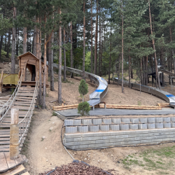 Въжен парк, атракциони и конна езда за деца в Therme Fun and Sport Park, с. Баня