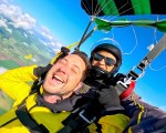 Полет в небесата с "Екстремен тандемен скок с парашут от 4000 метра  на летище Ихтиман" от Makaroon