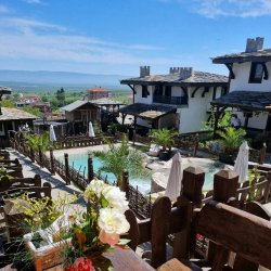 Overnight stay  for two in a VIP studio with private jacuzzi in the "Old Houses" Complex - Medovo with a bottle of wine and fruits Overnight stay  for two in a VIP studio with private jacuzzi in the "Old Houses" Complex - Medovo with a bottle of wine and fruits