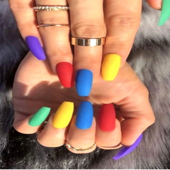 Изграждане на нокти + UV гел лак (ноктопластика) | Makaroon.bg