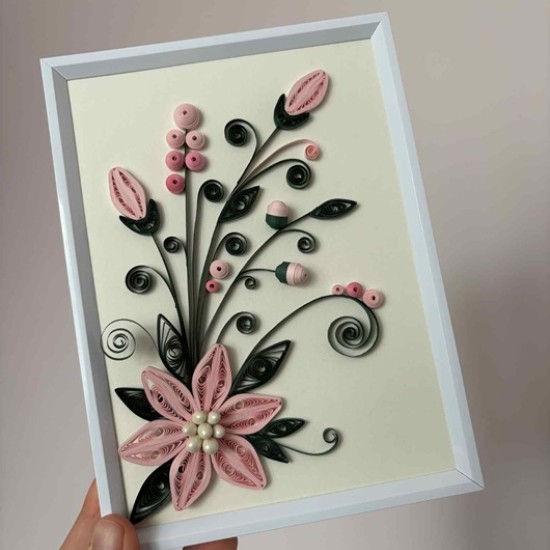 Time for creativity and fun with an Art Brunch to create a painting for your home using the quilling technique from Makaroon Time for creativity and fun with an Art Brunch to create a painting for your home using the quilling technique from Makaroon