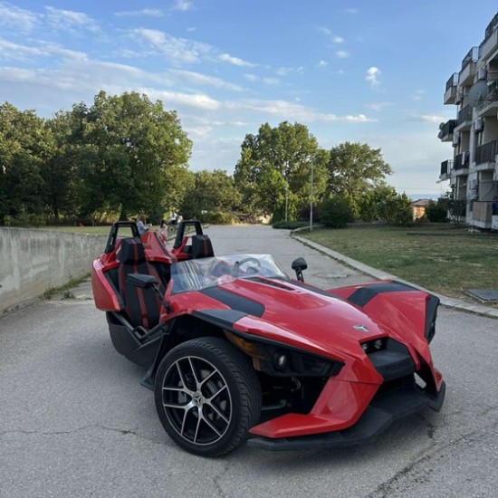 Забавление, адреналин и щипка фантастика с Разходка с Polaris Slingshot край Варна от Makaroon Забавление, адреналин и щипка фантастика с Разходка с Polaris Slingshot край Варна от Makaroon