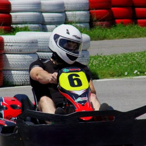 Karting for one person - challenge and dynamics on the track Karting for one person - challenge and dynamics on the track