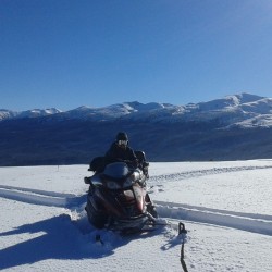 Winter Snowmobile Ride Near Panichishte Winter Snowmobile Ride Near Panichishte